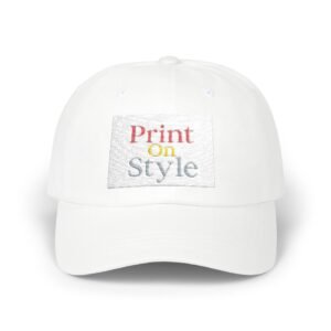 Classic Dad Cap - Stylish White Cap, Casual Accessories, Birthday Gift for Dad, Outdoor Fun, Trendy Dad Hat